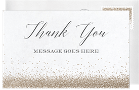 'Moon Dust' Business Thank You Note