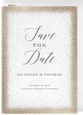 'Moon Dust' Wedding Save the Date