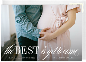 'The Best Is Yet To Come' Pregnancy Announcement