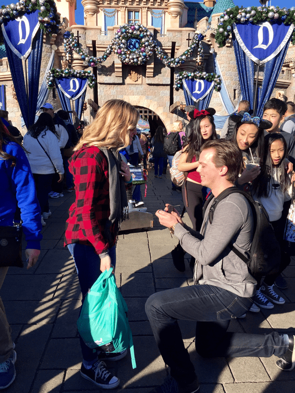 Kristin and Dakota Disneyland Engagement