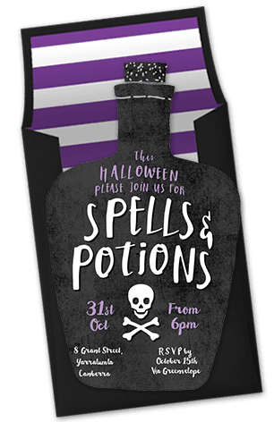 Spells and Potions Invitation