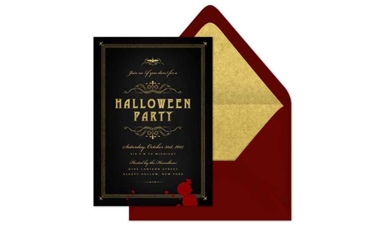 Most Popular Halloween Invitations in 2018 - STATIONERS