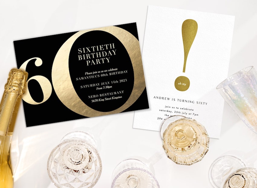 It's Time to Celebrate! Your Guide to 60th Birthday Invitations