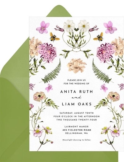 A Garden Affair Invitation