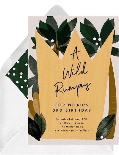 A Wild Rumpus Invitation