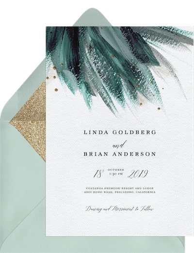 Abstract Floral Blossom Invitation