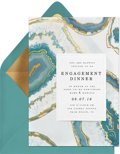 Agate Vellum Invitation