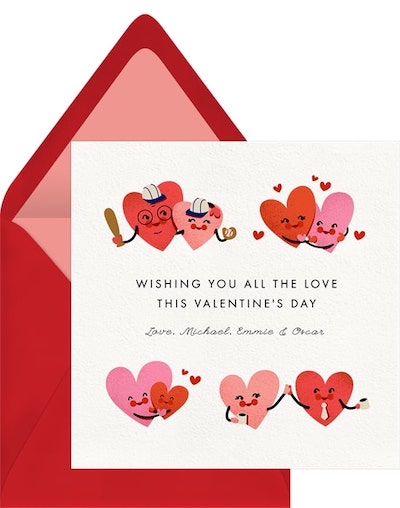 Valentines Day ideas: All the Love Card