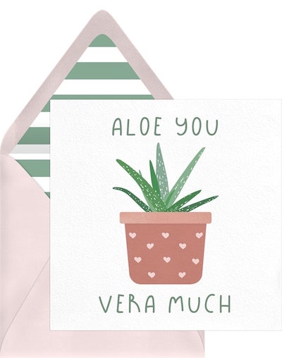 Aloe You Card