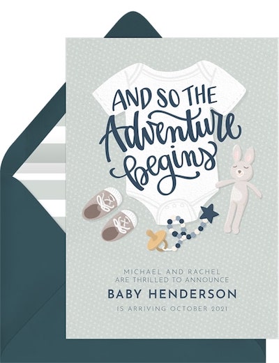 Baby Adventures Announcement