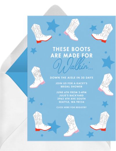 Bach Boots Invitation