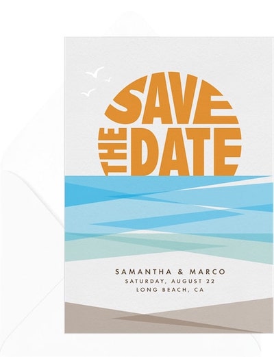 Beach Fun Save the Date