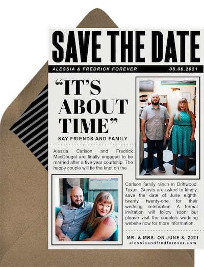 Big News Save the Date