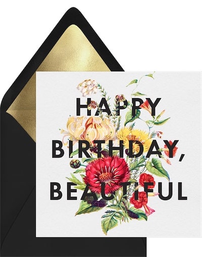 Birthday Beauty Card