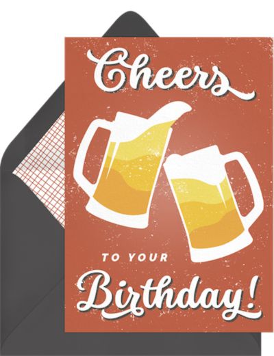 Birthday Cheers Card