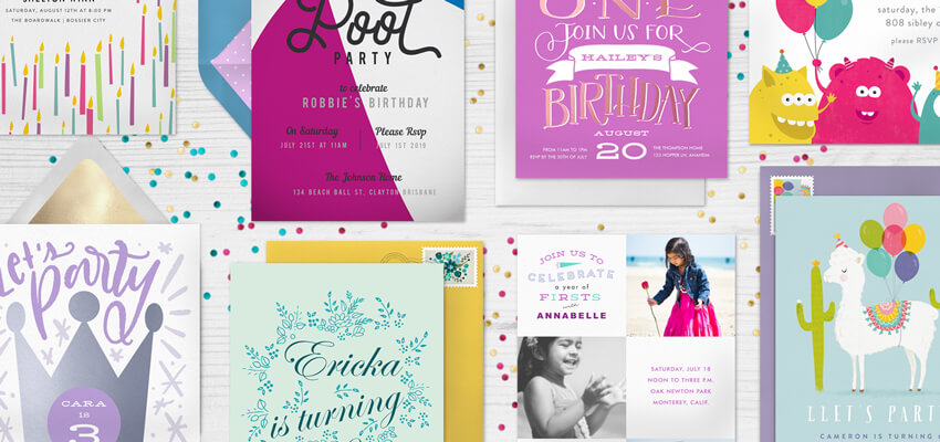 Birthday Party Invite Templates for Kids