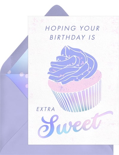 Twins birthday wishes: Birthday Sweets Card