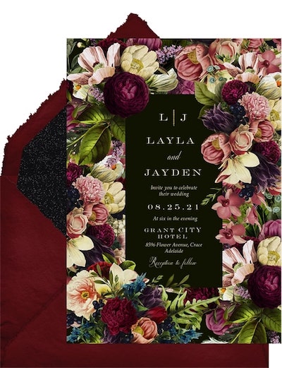 Blooming Botanical Garden Invitation