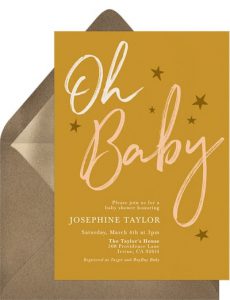 Boho Baby Invitations