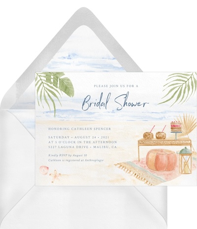 Boho Beach Party Invitation