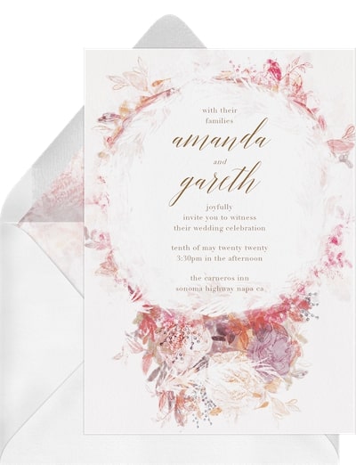 Boho Bouquet Invitation