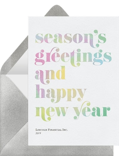 Bold Greeting Card