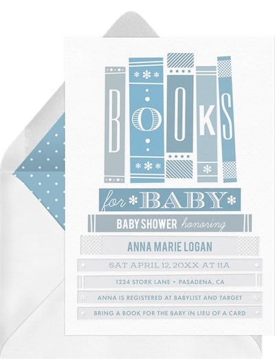Books For Baby Invitation