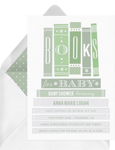 Books for Baby Invitation