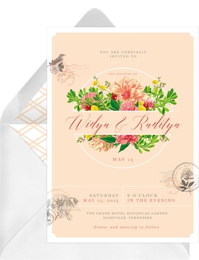 Botanical Garden Invitation
