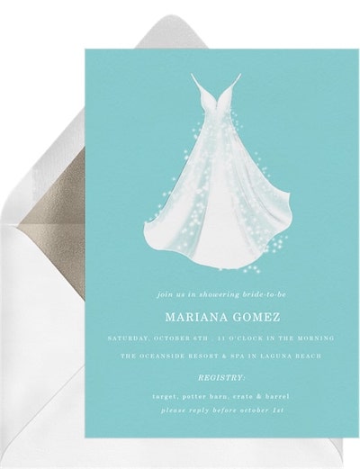 Bridal Gown Invitation