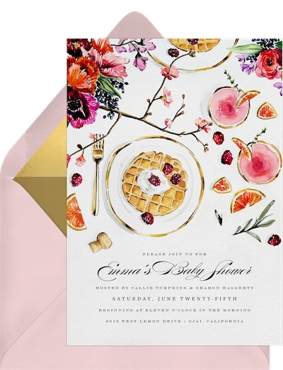 Brunch Blooms Invitation