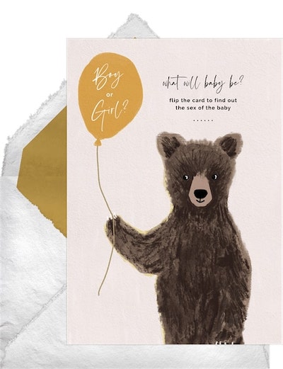 We can bearly wait baby shower: Can Bearly Wait Announcement
