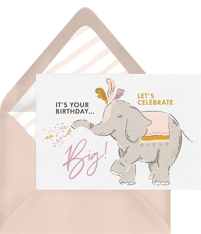 Birthday card ideas for grandma: Celebrate Big Card