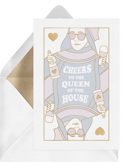Cheers to the Queen Card