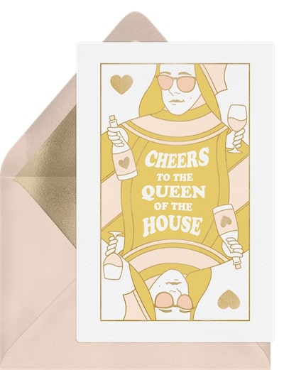 Cheers to the Queen Card