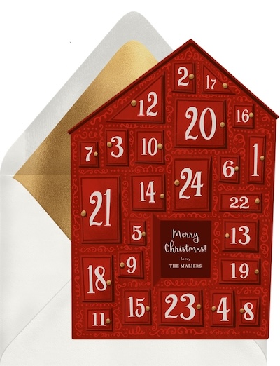 Christmas Countdown Card