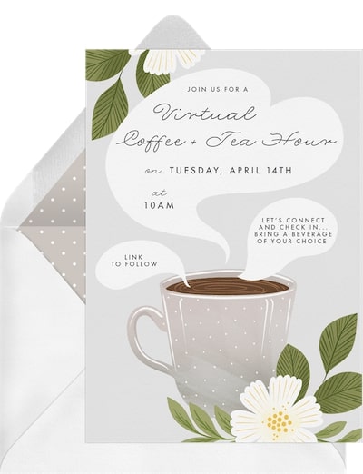 Coffee Hour Invitation