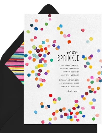 Confetti Burst Invitation