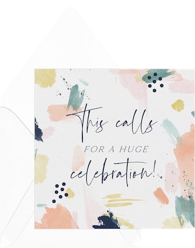 Confetti Wishes Card