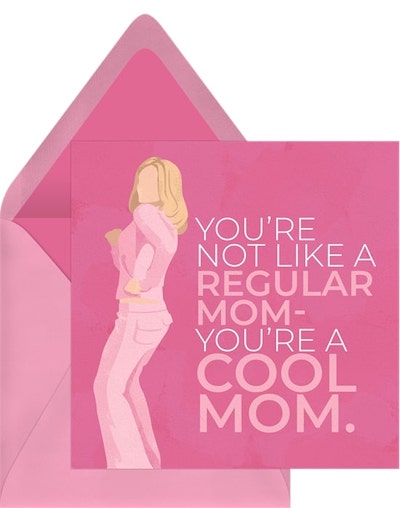 Birthday cards for mom: Cool Mom Card