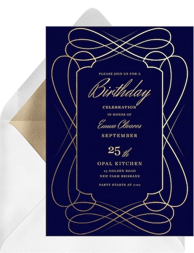 Costume & Cocktails Invitation
