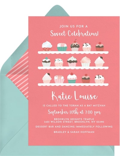 Cupcakes Galore Invitation