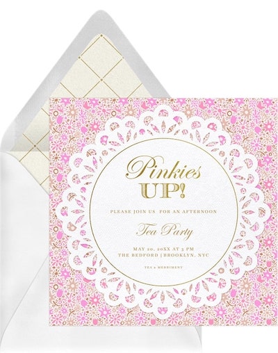 Dainty Doily Invitation