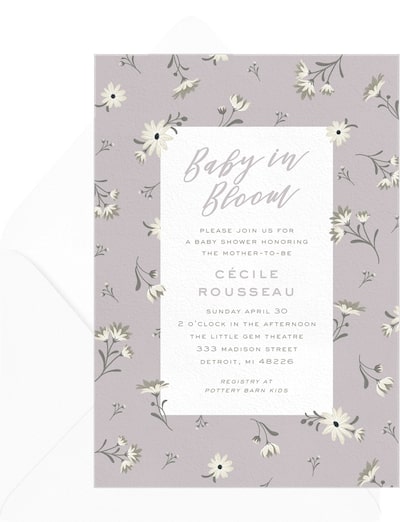 Dainty Florals Invitation