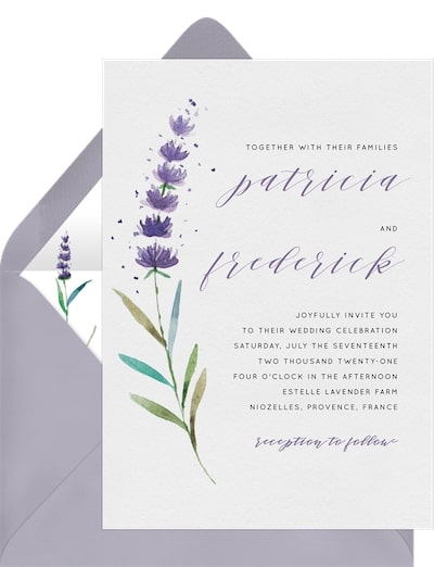 Delicate Stem Invitation