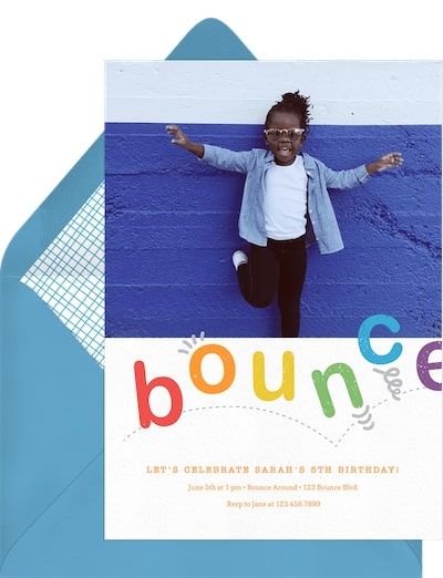 Double Bounce Photo Invitation