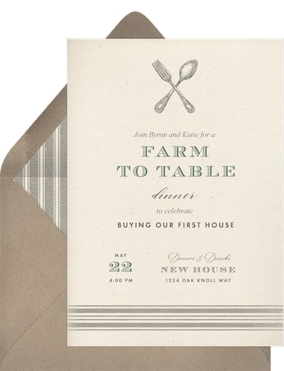 Farmhouse Chic Invitation