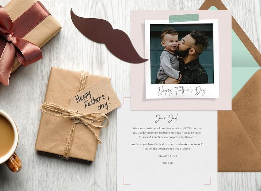 Fathers day wording: Father's Day card