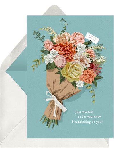 Sympathy cards: Floral Sentiments Card