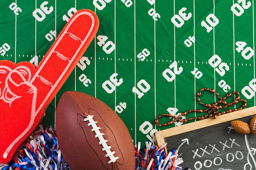 Super Bowl party ideas: football props